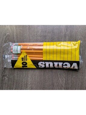 Vintage Venus 10 HB Pencils Sealed Pack Eberhard Faber Canada 80s 90s NOS
